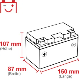 Intact Bike Power GEL YTX9-BS