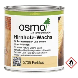OSMO Hirnholz-Wachs Farblos seidenmatt 0,375 l