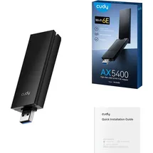 Cudy AX5400 Tir-Band Wi-Fi6/6E USB 3.0 Adapter