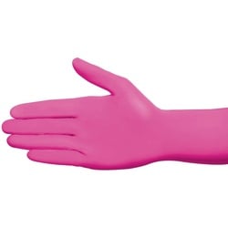 WDT Nitril US-Handschuhe PF Magenta L