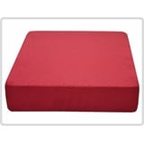 Pflegehome24® Sitzerhöhung Stuhlerhöhung Sitzkissen Bodenkissen 40 x 40 x 10cm, rot