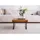 MASSIVMOEBEL24.DE Couchtisch Eiche Schwarz 60 x 60 x 35 cm