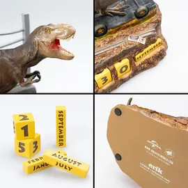 Grupo Erik Jurassic Park 3D Ewiger Kalender Braun