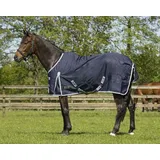 QHP Turnout 600D Regendecke Fleece - Blau