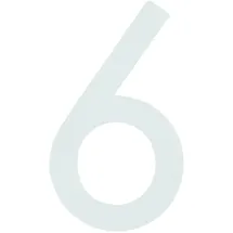 Alpertec Hausnummer 6 Selbstklebend Nachtleuchtend