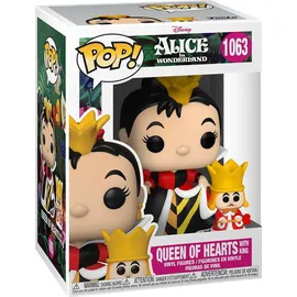 Funko Alice im Wunderland - Queen of Hearts mit King 1063 - Funko Pop! Sammelfigur