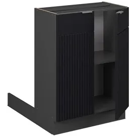 Vicco Kochinsel Fame-Line 60 x 60 x 82 cm Schwarz