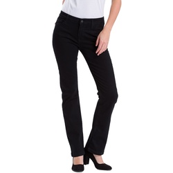 Cross Jeans Damen Jeans Lauren Bootcut Schwarz Normaler Bund Reißverschluss W 28 L 36