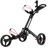 Costway 3-Rad Golfwagen, klappbar & verstellbar, aus Alu