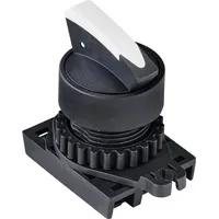 TRU Components TC-9860208 S2SRN-S5KW Wahltaste Knebel Weiß 2 x