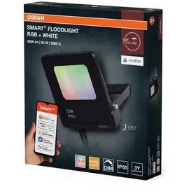 Osram LED Fluter Aluminium 10 W 800 lm wetterfest IP65 grau/silber