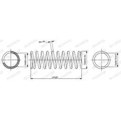 Monroe Fahrwerksfeder Vorderachse Passend Für Nissan X-trail Sp3667: Fahrwerksfeder Nissan: 5401072e01 Monroe: Sp3667 Nipparts: N5541102 Sachs: 998286