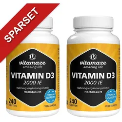 Vitamin D3 2.000 IE Tabletten vegetarisch