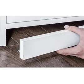 Möbel Kraft Wäscheschrank 67 x 164 x 68 cm Weiß
