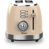 Sogo RETRO Serie Toaster beige