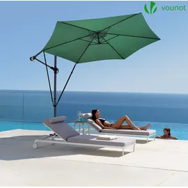 VOUNOT Ampelschirm 300 cm Grün
