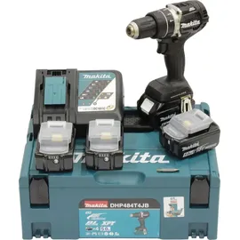 Makita DHP484T4JB inkl. 4 x 5,0 Ah + Ladegerät +  Makpac