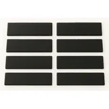 hausleben Schieferplatten 15x5 cm im 8er Set – Natürliche Servierplatten aus echtem Schiefer – Ideal für Sushi, Tapas, Käse & Fingerfood –...