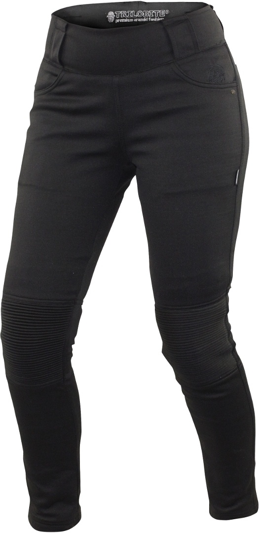 Trilobite Damen Motorrad Leggings, schwarz, Größe 32 34