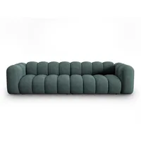 Micadoni Sofa, Petrol, Textil, 4-Sitzer, 95x70x290 cm, Hergestellt in Europa, Oeko-Tex®, Wohnzimmer, Sofas & Couches, Sofas