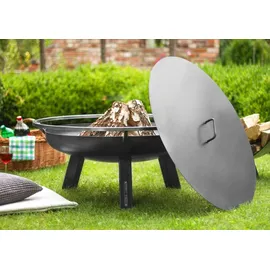 Cook King Feuerschale PORTO Ø 70 cm Schwarz