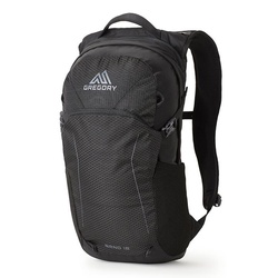 Gregory Nano 18 Tagesrucksack (Volumen 18 Liter / Gewicht 0,45kg / Rückenlängen von 33 bis 53,3cm) - Obsidian Black