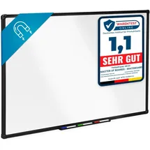 karat office Whiteboard Onyx 80 x 110 cm Schwarz