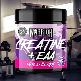 Warrior Kreatin Monohydrat + EAA Gemischte Beeren Pulver 360 g