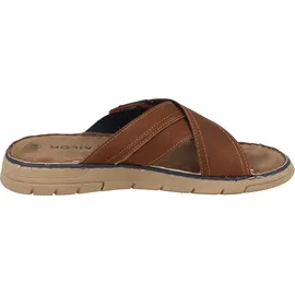 Tom Tailor Flacher Slipper Herren Cognac 41