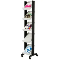 Paperflow Prospektständer Corner 259N.02 5Fächer grau