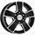 Dezent Van 6,5 x 16 6 x 130 ET62 MB84,1 Schwarz Poliert