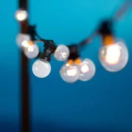 Lumisky Lichterkette Kunststoff 5,7 m 10 Lampen transparent