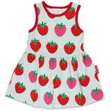 Toby Tiger Sommerkleid mit Erdbeer Print in rot | Gr.: 86