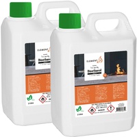 Element4 Bioethanol 10 Liter Geruchlos – Premium Bioethanol, 96,6% - passend für alle Ethanol Kamine (Bio Ethanol Kamin Indoor und Bioethanol Tischfeuer) – Optimale Brenndauer