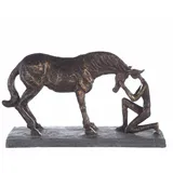 Casablanca modernes Design Casablanca Skulptur Comprehension, Deko Figur Bronze, Kunstharz Statue Wohnzimmer, Büro Dekoration H. 19 cm x B. 32 cm - Moderne Skulpturen