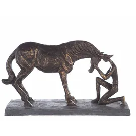 Casablanca modernes Design Casablanca Skulptur Comprehension, Deko Figur Bronze, Kunstharz Statue Wohnzimmer, Büro Dekoration H. 19 cm x B. 32 cm - Moderne Skulpturen