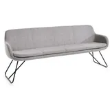 Musterring Tavia, schwarz), Taupe, Textil, 3-Sitzer, 200x87x65 cm, Typenauswahl, Esszimmer, Bänke, Sitzbänke,