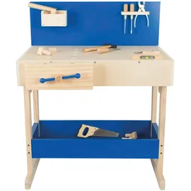 Small Foot Company Kinderwerkbank in Blau und Natur (10839)