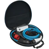 NRGkick 32A 10m Set Optimal | Mobile Wallbox für Elektroautos | Ladegerät ohne Installation | inkl. 32A & 16A Adapter + Schuko-Stecker | EV-Ladekabel mit Transporttasche
