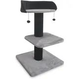 Laroy Group Gloria Kratzbaum 60 x 60 x 100 cm grau/schwarz