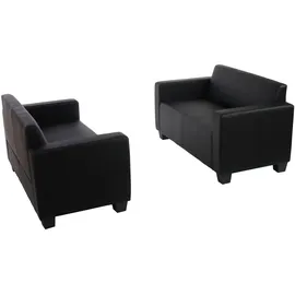 MCW Sofa-Garnitur schwarz