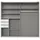 möbel-direkt.de Schwebetürenschrank Bamberg 180 x 198 x 65 cm Weiß