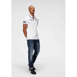 Bruno Banani Poloshirt Kurzarm, körpernahe Passform, aus Baumwollmischung weiß XXL (60/62)
