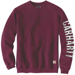 Carhartt CREWNECK GRAPHIC LOGO SWEATSHIRT 105444 - port - S