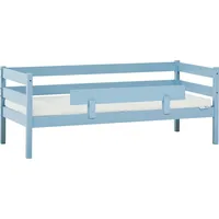 Hoppekids Einzelbett »ECO Comfort Kinderbett, Kiefer Massivholz, Jugendbett inkl. Rollrost«, 70x160 cm, wahlweise in verschieden Farben/ Matratze/ Absturzsicherung, blau