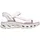SKECHERS Go Walk Glide-Step 2.0 Sandal Damen Weiß/Rosa 37