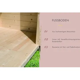 Karibu Hytti 3 ohne Ofen