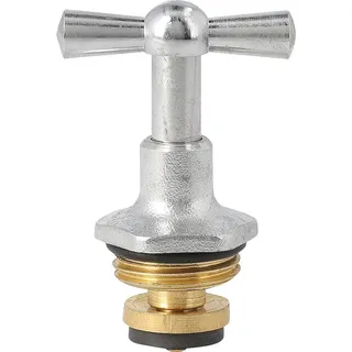 Weinmann & Schanz Ventiloberteil mit Knebel Auslaufventil 1/2" Poliert verchromt