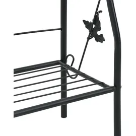 vidaXL Pflanzenregal 52 x 28 x 128 cm Schwarz