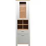 Mäusbacher Standvitrine 63 x 44 x 203 cm Grau